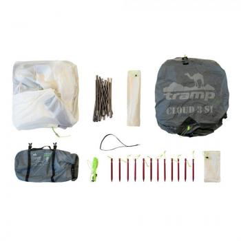 24 059 р. Палатка Tramp Cloud 3 Si (dark green) TRAMP trt-094  с доставкой в г. Горно‑Алтайск. Увеличить фотографию 6