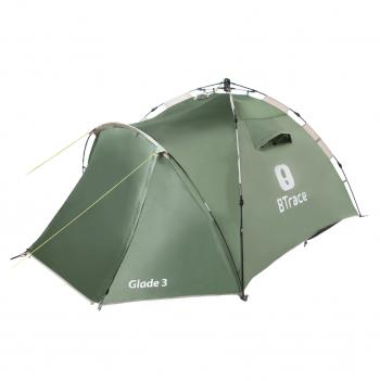 23 989 р. Палатка быстросборная BTrace Glade 3 (Зеленый) BTrace t0517  с доставкой в г. Горно‑Алтайск. Увеличить фотографию 4