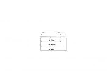 397 199 р. Палатка на крышу автомобиля AUTOHOME MAGGIOLINA GRAND TOUR SMALL 360 BLACK STORM, чёрный тент, лестница 215 мм AUTOHOME Zifer Italia S.r.l m360bs-15  с доставкой в г. Горно‑Алтайск. Увеличить фотографию 16