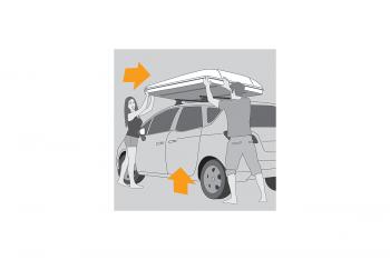 397 199 р. Палатка на крышу автомобиля AUTOHOME MAGGIOLINA GRAND TOUR SMALL 360 BLACK STORM, чёрный тент, лестница 215 мм AUTOHOME Zifer Italia S.r.l m360bs-15  с доставкой в г. Горно‑Алтайск. Увеличить фотографию 27