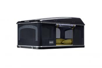 397 199 р. Палатка на крышу автомобиля AUTOHOME MAGGIOLINA GRAND TOUR SMALL 360 BLACK STORM, чёрный тент, лестница 215 мм AUTOHOME Zifer Italia S.r.l m360bs-15  с доставкой в г. Горно‑Алтайск. Увеличить фотографию 3