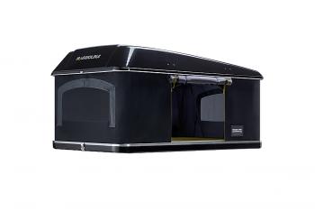397 199 р. Палатка на крышу автомобиля AUTOHOME MAGGIOLINA GRAND TOUR SMALL 360 BLACK STORM, чёрный тент, лестница 215 мм AUTOHOME Zifer Italia S.r.l m360bs-15  с доставкой в г. Горно‑Алтайск. Увеличить фотографию 2