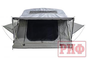 81 699 р. Палатка на крышу автомобиля РИФ Soft RT01-120, тент серый, 400 г, 120х240х115 РИФ rifrt0112080001  с доставкой в г. Горно‑Алтайск. Увеличить фотографию 4
