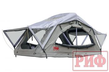 122 619 р. Палатка на крышу автомобиля РИФ Soft RT01-160, тент серый, 400 гр., 160х240х115 см, РИФ rifrt0116080001  с доставкой в г. Горно‑Алтайск. Увеличить фотографию 9