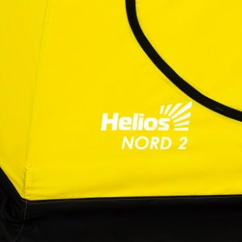 11 009 р. Палатка-зонт зимняя HELIOS NORD-2 с дышащим верхом (желтыйчерный) HELIOS nord-2  с доставкой в г. Горно‑Алтайск. Увеличить фотографию 5