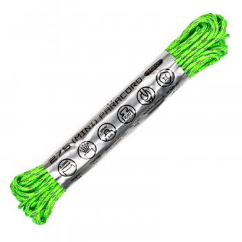 329 р. Паракорд 275 (мини) CORD nylon 10м световозвращающий (neon green) CORD 275.n10.lm.n.gr  с доставкой в г. Горно‑Алтайск. Увеличить фотографию 1