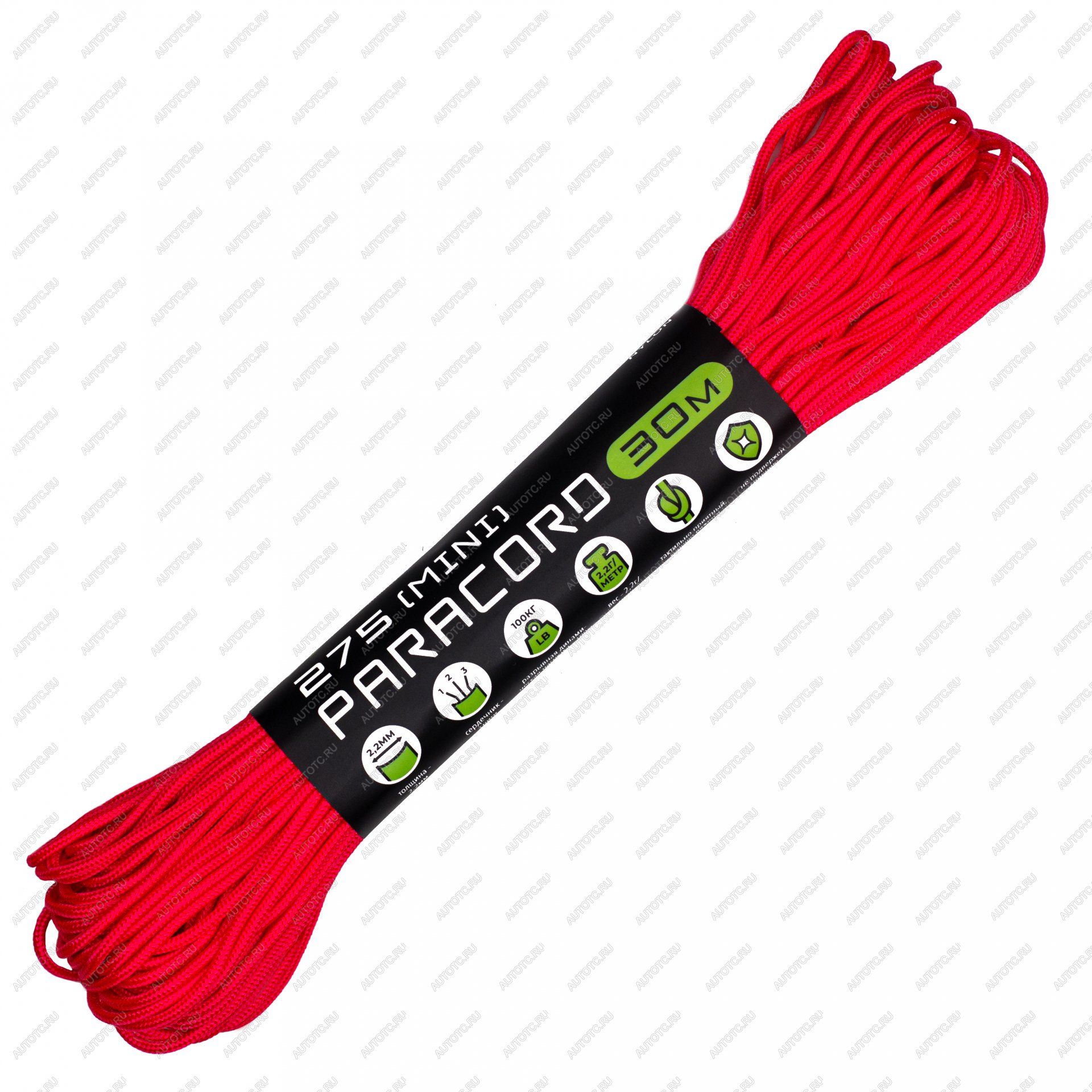 549 р. Паракорд 275 (мини) CORD nylon 30м (neon pink) CORD 275.n30.n.p  с доставкой в г. Горно‑Алтайск