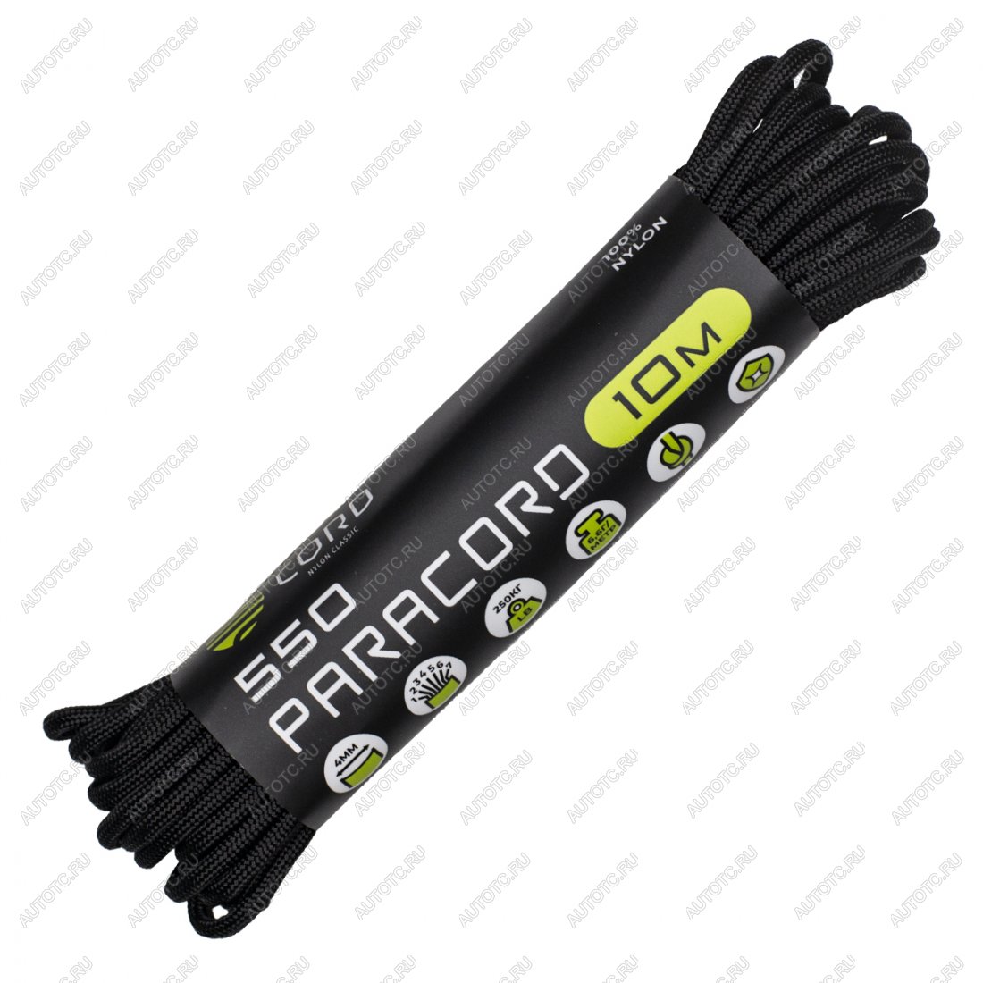 260 р. Паракорд 550 CORD nylon 10м (black) CORD 550.n10.b  с доставкой в г. Горно‑Алтайск