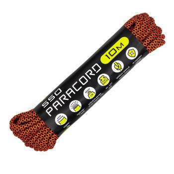 259 р. Паракорд 550 CORD nylon 10м (neon orange snake) CORD 550.n10.n.or.sn  с доставкой в г. Горно‑Алтайск. Увеличить фотографию 1