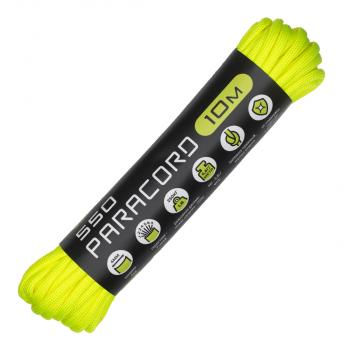 259 р. Паракорд 550 CORD nylon 10м (neon yellow) CORD 550.n10.n.y  с доставкой в г. Горно‑Алтайск. Увеличить фотографию 1