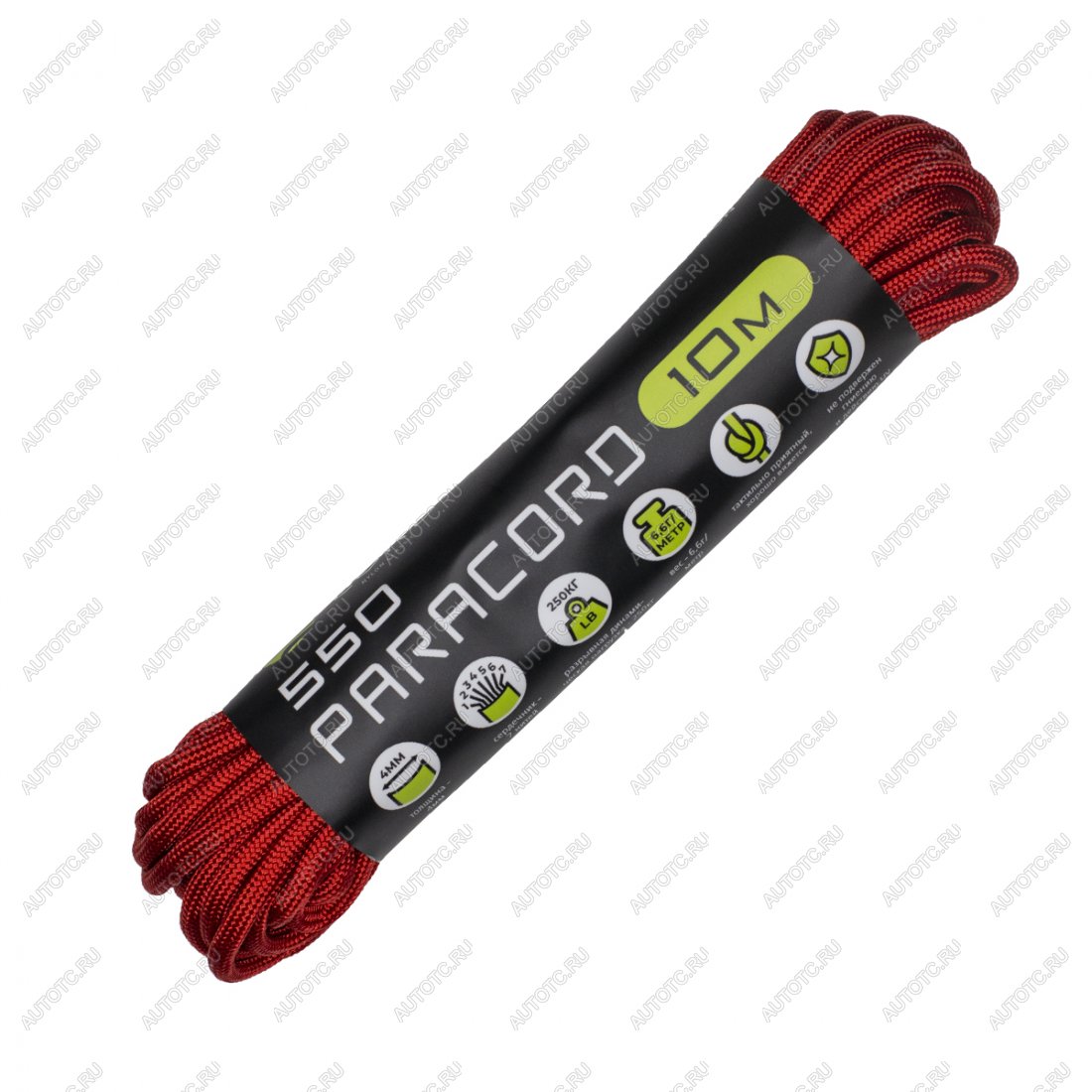 269 р. Паракорд 550 CORD nylon 10м (red) CORD 550.n10.r  с доставкой в г. Горно‑Алтайск