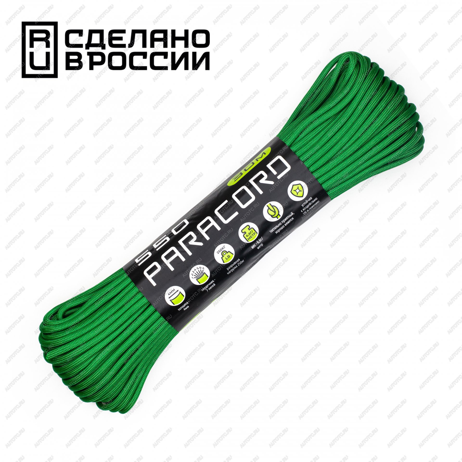 679 р. Паракорд 550 CORD nylon 30м (green) CORD 550.n30.gr  с доставкой в г. Горно‑Алтайск