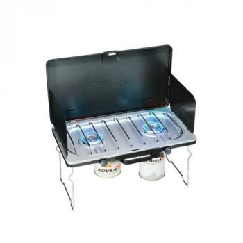 34 949 р. Плита газовая Kovea двухконфорочная SLIM TWIN STOVE KOVEA kgb-1312a  с доставкой в г. Горно‑Алтайск. Увеличить фотографию 1