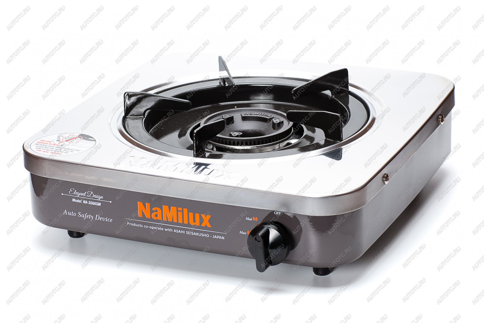 5 569 р. Плита газовая NaMilux NA-S5516ASM 1 конфорка (под бытовой баллон) NaMilux na-s5516asm-(350asm)  с доставкой в г. Горно‑Алтайск