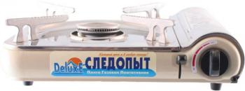 2 759 р. Плита газовая портативная "СЛЕДОПЫТ - DeluxE", (с подогревом) нержавеющая сталь, цанговый баллон СЛЕДОПЫТ pf-gst-n03  с доставкой в г. Горно‑Алтайск. Увеличить фотографию 1