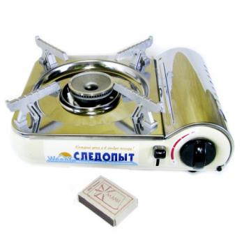 2 359 р. Плита газовая портативная СЛЕДОПЫТ WeenY нержавеющая сталь цанговый баллон СЛЕДОПЫТ pf-gst-n04  с доставкой в г. Горно‑Алтайск. Увеличить фотографию 2