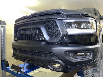 57 399 р. Площадка РИФ под лебёдку в штатный бампер Dodge Ram 1500 Rebel 2019+ (бензин) РИФ rifdrr-30000  с доставкой в г. Горно‑Алтайск. Увеличить фотографию 18