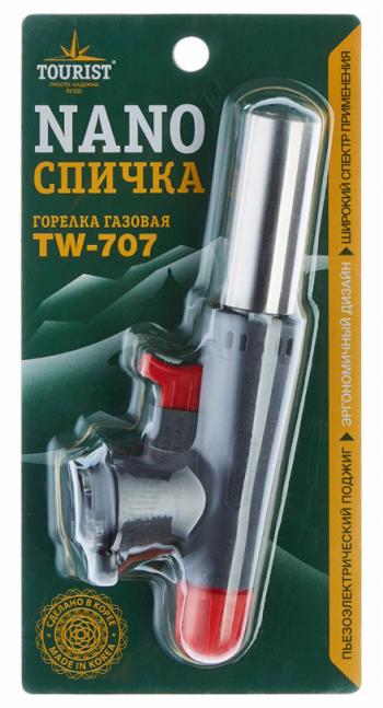 919 р. Резак газовый TOURIST NANO, с пьезоподжигом TOURIST tw-707  с доставкой в г. Горно‑Алтайск. Увеличить фотографию 3