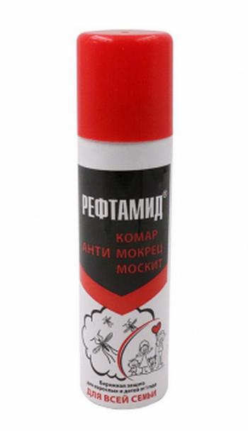 159 р. Репеллент "Рефтамид Для всей семьи" 145 мл СИБИАР 6-211  с доставкой в г. Горно‑Алтайск. Увеличить фотографию 1