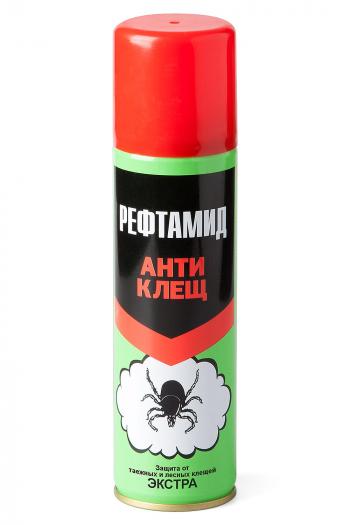 199 р. Репеллент акарицид "Рефтамид Экстра Антиклещ" 145 мл. СИБИАР mb-ir-01  с доставкой в г. Горно‑Алтайск. Увеличить фотографию 1
