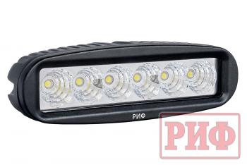 2 429 р. Светодиодная фара водительского света РИФ 160 мм 18W LED РИФ sm-6180f  с доставкой в г. Горно‑Алтайск. Увеличить фотографию 1