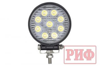 2 149 р. Светодиодная фара дальнего света РИФ 116 мм 27W LED РИФ sm-920p  с доставкой в г. Горно‑Алтайск. Увеличить фотографию 2