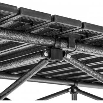 7 569 р. Стол складной Premier 120x55x65см., реечная столешница алюминий, с отделением под посуду PREMIER pr-mc-608  с доставкой в г. Горно‑Алтайск. Увеличить фотографию 4