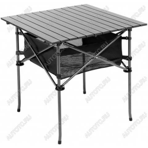 6 599 р. Стол складной Premier 70x70x70 см., реечная столешница алюминий, с отделением под посуду PREMIER pr-mc-606  с доставкой в г. Горно‑Алтайск
