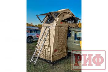 21 419 р. Тамбур к палатке РИФ Soft RT01-120, тент песочный РИФ rifan0112060000  с доставкой в г. Горно‑Алтайск. Увеличить фотографию 3