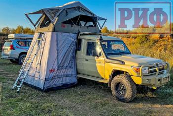 21 909 р. Тамбур к палатке РИФ Soft RT01-140, тент серый РИФ rifan0114080001  с доставкой в г. Горно‑Алтайск. Увеличить фотографию 13