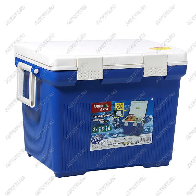 7 559 р. Термобокс IRIS Cooler Box CL-32, 32 литра синийбелый IRIS OHYAMA cl32  с доставкой в г. Горно‑Алтайск