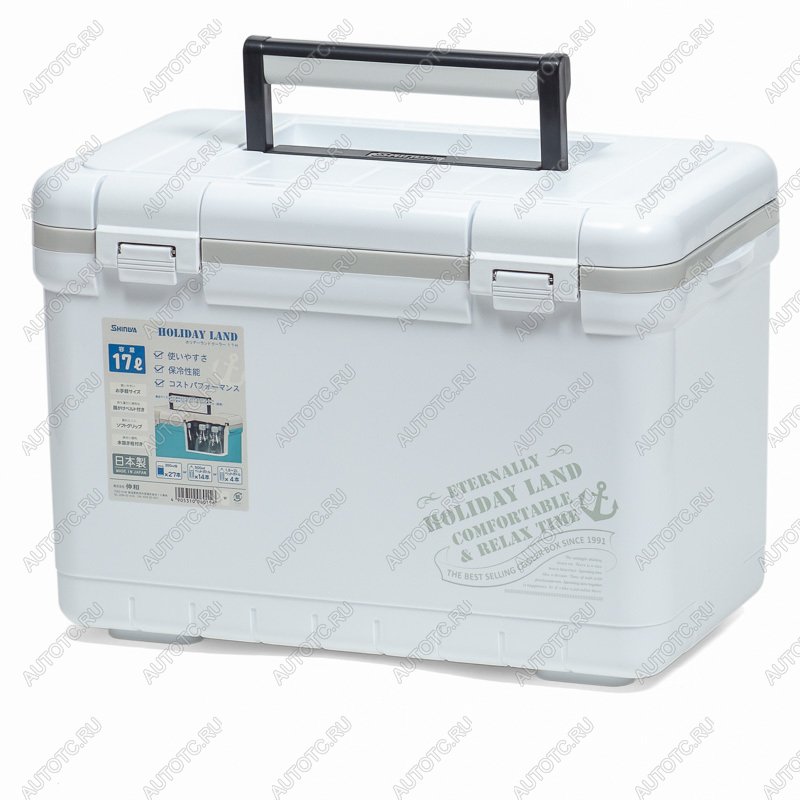 8 699 р. Термобокс SHINWA Holiday Land Cooler 17H белый SHINWA hlc-17h-w  с доставкой в г. Горно‑Алтайск