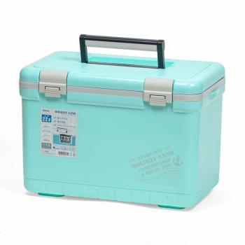 9 349 р. Термобокс SHINWA Holiday Land Cooler 22H синий SHINWA hlc-22h-bl  с доставкой в г. Горно‑Алтайск. Увеличить фотографию 1