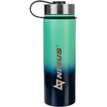 1 269 р. Термобутылка NISUS 530ML три крышки (синийбирюзовый) HELIOS n.tb-022-tb  с доставкой в г. Горно‑Алтайск. Увеличить фотографию 4