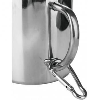 779 р. Термокружка ТОНАР 350ML металлическая, с пластиковой крышкой+карабин ТОНАР t.tk-038-350  с доставкой в г. Горно‑Алтайск. Увеличить фотографию 7