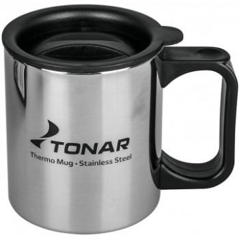 489 р. Термокружка ТОНАР 350ML с пластиковой крышкой ТОНАР t.tk-047-350  с доставкой в г. Горно‑Алтайск. Увеличить фотографию 1