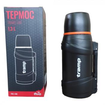 2 289 р. Термос TRAMP Travel 1,3л. Черный TRAMP trc-138-9009  с доставкой в г. Горно‑Алтайск. Увеличить фотографию 2