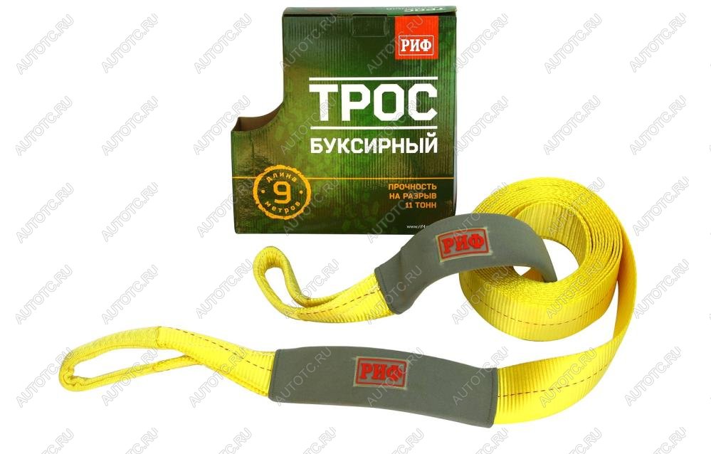 3 439 р. Трос буксировочный РИФ 11 т9 м (75 мм) РИФ str11-9  с доставкой в г. Горно‑Алтайск