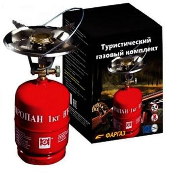 4 259 р. Туристический газовый комплект (Баллон 2,4 л + газовая горелка) Grotkuv (РП) GZWM lpg-set2  с доставкой в г. Горно‑Алтайск. Увеличить фотографию 1