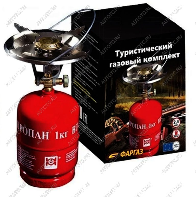 4 259 р. Туристический газовый комплект (Баллон 2,4 л + газовая горелка) Grotkuv (РП) GZWM lpg-set2  с доставкой в г. Горно‑Алтайск