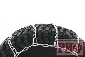 9 559 р. Цепи противоскольжения РИФ Грузовик "лесенка" 25 мм, 24570R19,5 (к-т 2 шт.) РИФ rif18-0-0002228  с доставкой в г. Горно‑Алтайск. Увеличить фотографию 3