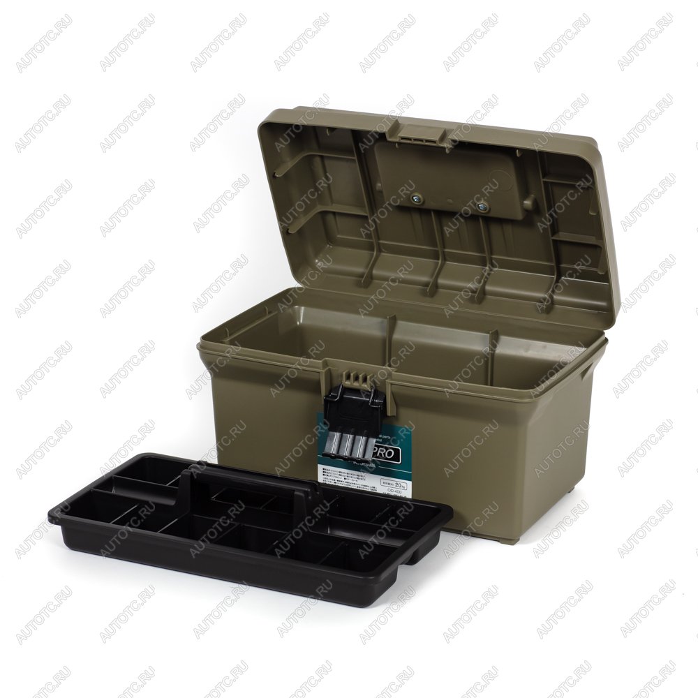 2 419 р. Ящик для инструмента IRIS HARDPRO 400 Хаки IRIS OHYAMA od-400kh-hp  с доставкой в г. Горно‑Алтайск