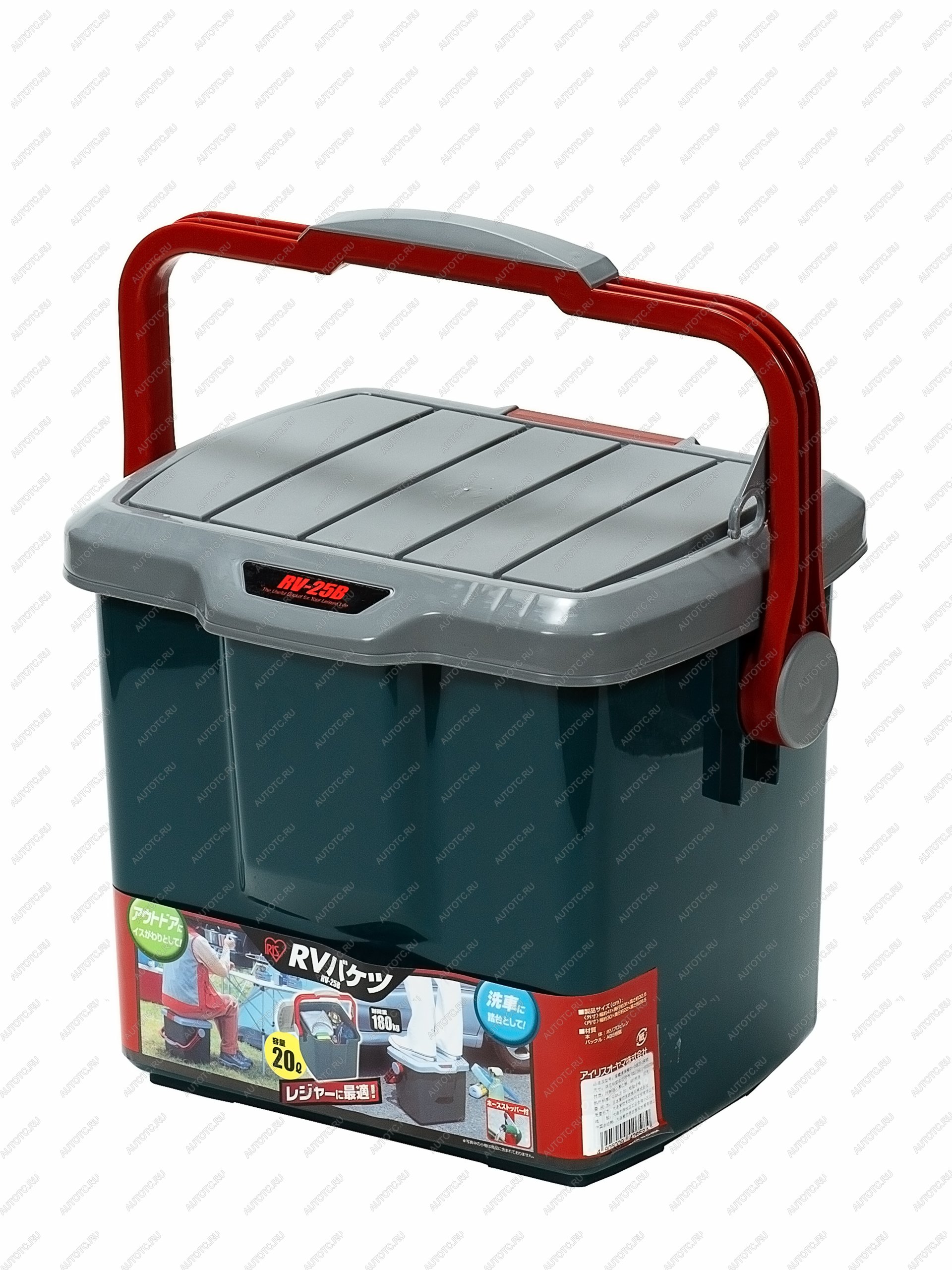 2 889 р. Ящик экспедиционный IRIS RV BOX Bucket 25B, 20 л 41x31x32 см IRIS OHYAMA bucket25b  с доставкой в г. Горно‑Алтайск