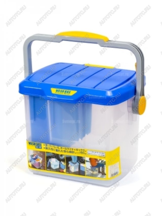 4 219 р. Ящик экспедиционный IRIS RV BOX WASH BOX 25C, 25 литров 41x31x32,5 см. Синий IRIS OHYAMA wb-25cblue  с доставкой в г. Горно‑Алтайск