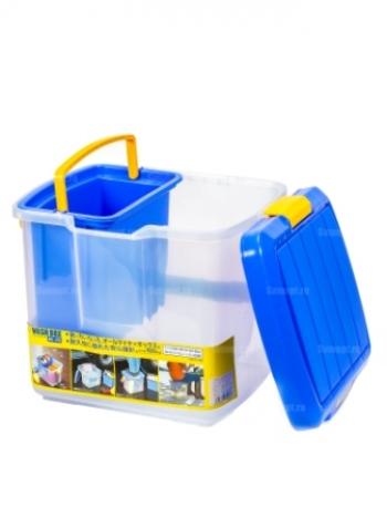 4 219 р. Ящик экспедиционный IRIS RV BOX WASH BOX 25C, 25 литров 41x31x32,5 см. Синий IRIS OHYAMA wb-25cblue  с доставкой в г. Горно‑Алтайск. Увеличить фотографию 2