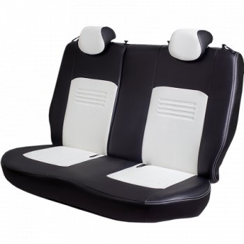 9 449 р. Комплект чехлов для сидений (РЗС 60/40, 3Г Илана+Орегон) ТУРИН Lord Autofashion  Chery Tiggo 5  (T21) (2017-2020) рестайлинг (черный, вставка белая, строчка белая)  с доставкой в г. Горно‑Алтайск. Увеличить фотографию 4