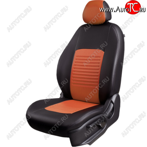 9 449 р. Комплект чехлов для сидений (РЗСиС 60/40 2Г Илана+Орегон) ТУРИН Lord Autofashion  Chevrolet Niva  2123 (2009-2020) рестайлинг (черный, вставка коричневая+беж, черная)  с доставкой в г. Горно‑Алтайск