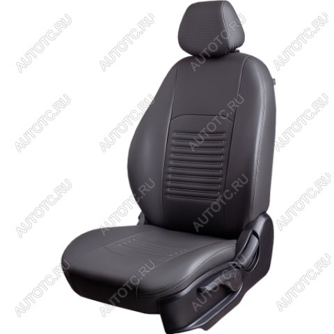 9 449 р. Комплект чехлов для сидений (РЗС 60/40 3Г Илана+Орегон) ТУРИН СТ Lord Autofashion  Nissan Juke  1 YF15 (2010-2020) дорестайлинг, рестайлинг (серый, вставка серая, строчка серая)  с доставкой в г. Горно‑Алтайск