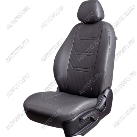 18 799 р. Комплект чехлов для сидений (РЗСиС 40/60 2П+1Г Орегон) ТУРИН-2 Lord Autofashion  Volkswagen Polo  5 (2009-2020) седан дорестайлинг, седан рестайлинг (серый, вставка серая, строчка серая)  с доставкой в г. Горно‑Алтайск