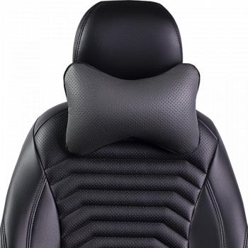 339 р.  Подушка-косточка (Илана+Орегон) Lord Autofashion   (серый, строчка серая)  с доставкой в г. Горно‑Алтайск. Увеличить фотографию 7